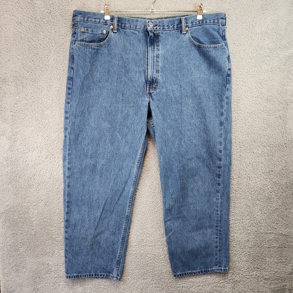 Levi's 550 Relaxed Fit Jeans Men's Size 46x30 (Measures 45x29) Medium Wash Denim